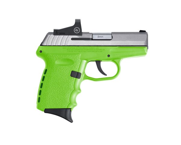 SCCY INDUSTRIES CPX-2 LIME W/CTS 1500 RED DOT for sale Miami Shooters Supply