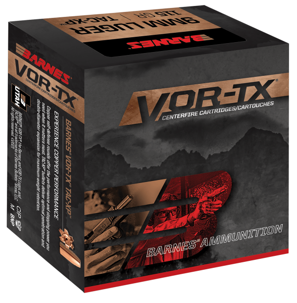 Barnes Bullets VOR-TX 9mm HANDGUN AMMO