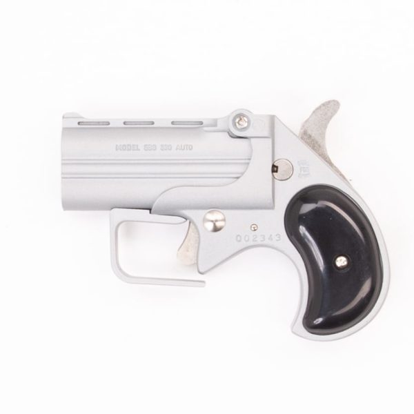 OLD WEST DERRINGER SHORT BORE SATIN/BLACK GRIPS for sale Miami Shooters Supply