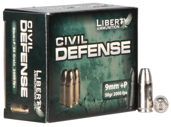 LIBERTY AMMUNITION CIVIL DEFENSE HANDGUN AMMO