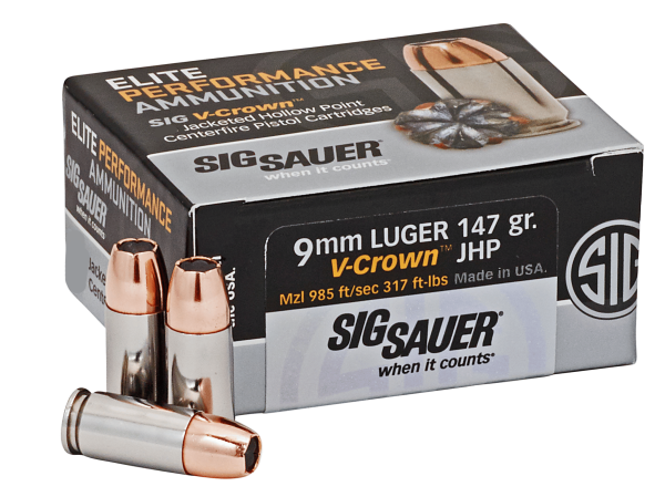 SIG SAUER MATCH ELITE COMPETITION HANDGUN AMMO