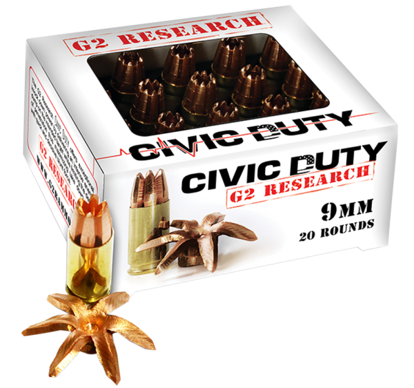 G2 RESEARCH CIVIC DUTY HANDGUN AMMO