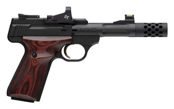 Browning Buck Mark Hunter Black .22 LR 4.4" Barrel 10-Rounds w/ Crimson Trace Red Dot