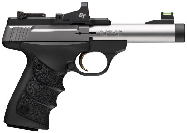 Browning Buck Mark Micro Bull Stainless .22 LR 4" Barrel 10-Rounds w/ Crimson Trace Red Dot