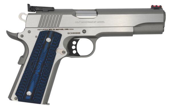 Colt Firearms Gold Cup Lite 1911 Stainless 9mm 5-inch 9Rds Adjustable Sights