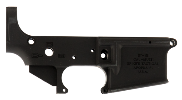 Spikes Tactical No Logo Multi-Caliber Stripped Lower AR Platform