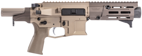 Maxim Defense Industries SPS 505 PDX Semi-automatic Pistol AR 5.56NATO 5.5" Barrel  30 Rounds FDE (Arid)