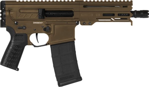 CMMG Dissent MK4 Midnight Bronze .300 AAC Blackout 6.5" Barrel 30-Rounds No Brace