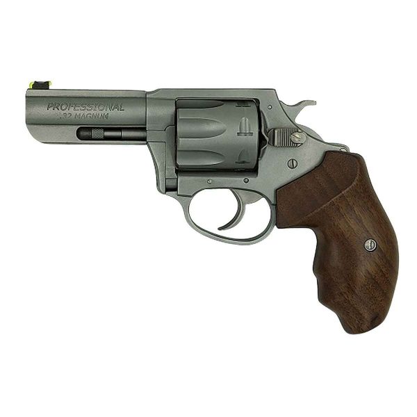 Charter Arms Professional 32 H&R Magnum 3in Stainless Revolver - 7 Rounds - Image 2