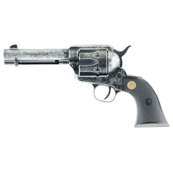 Chiappa SAA 1873 22 Long Rifle 4.75in Antiqued Revolver - 6 Rounds - Image 2