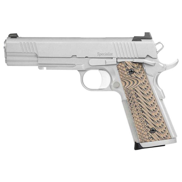 Dan Wesson Specialist 45 Auto (ACP) 5in Stainless Steel Pistol - 8+1 Rounds - Image 2