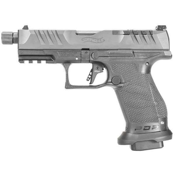 Walther PDP Compact Pro SD 9mm Luger 4.6in Black Pistol - 18+1 Rounds - Image 2