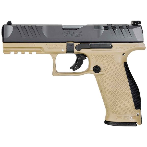 Walther PDP 9mm Luger 4.5in Tan / Black Pistol - 18+1 Rounds - Image 2