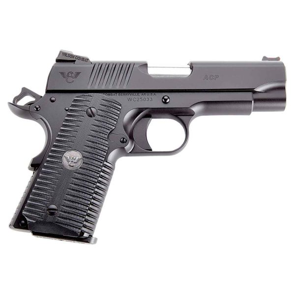 Wilson Combat ACP Compact 9mm Luger 4in Black Pistol