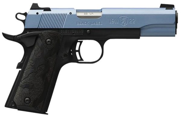 Browning 1911 Black Label Black / Blue .22 LR 4.25" Barrel 10-Rounds