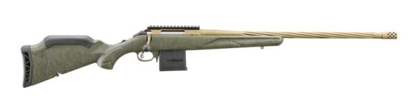 Ruger American Predator Rifle Gen II Green Splatter / Bronze 6.5 Grendel 22" Barrel 10-Rounds