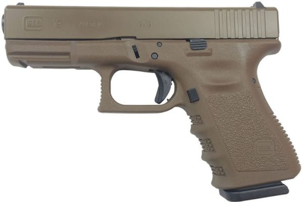 Glock 19 Gen 3 Compact Flat Dark Earth 9mm 4.02" Barrel 15-Rounds Austria Made