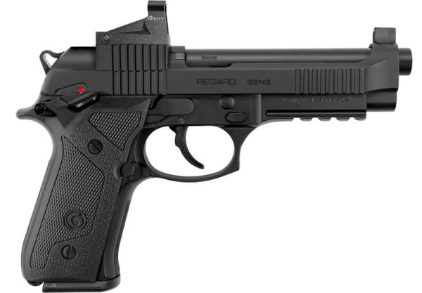 EAA Corp Girsan Regard MC Optic Black 9mm 4.9" Barrel 18-Rounds