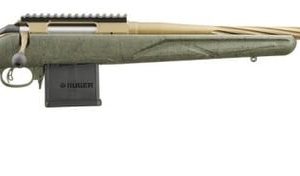 Ruger American Predator Rifle Gen II Green Splatter / Bronze .22 ARC 22" Barrel 10-Rounds - Bolt Action Rifles - Miami Shooters Supply