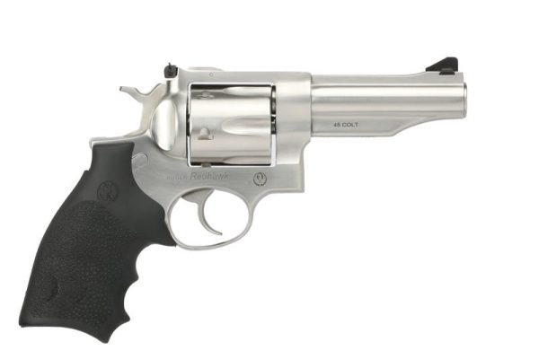 Ruger Redhawk Stainless .45 Colt 4.2" Barrel 6-Rounds w/ Hogue Grip