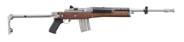 Ruger Mini-14 Tactical Walnut / Stainless / Black 5.56 18.5" Barrel 20-Rounds