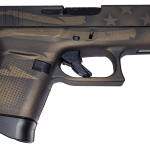 Glock G43 9mm Luger (9x19 Para) 3.39 Barrel 6 Rounds Battleworn Flag