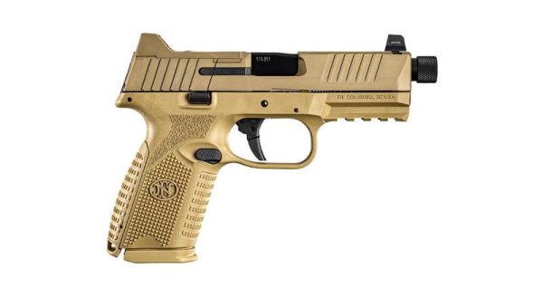 FN FN509M Tactical Flat Dark Earth 9mm 4.5" Barrel 10-Rounds 5 Mag Bundle