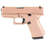 Glock G43x 9mm Luger (9x19 Para) 3.41" Barrel 10 Rounds Rose Gold