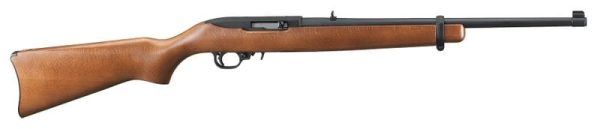 Ruger 10/22 Carbine Black / Hardwood Stock .22LR 18.5" Barrel 10-Rounds