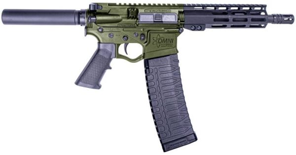 American Tactical OMNI HYBRID Battle Field Green 5.56 7.5" Barrel 60-Rounds