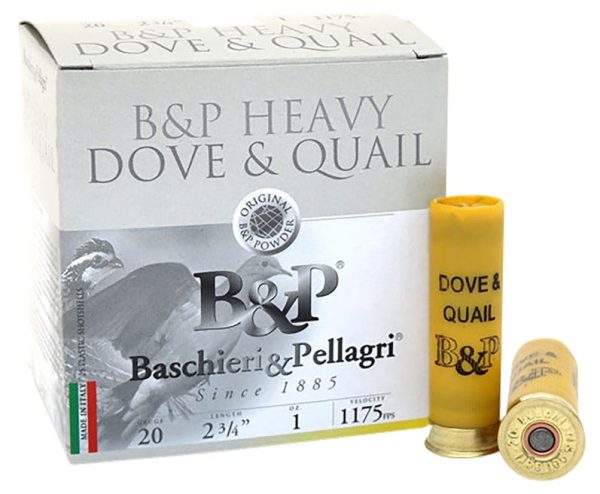 B&P Dove & Quail 20 GA #8 Shot 1oz 25-Rounds 2.75"