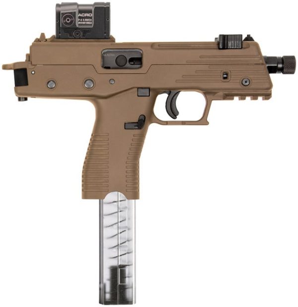 B&T TP380 Coyote Tan .380 ACP 5" Barrel 30-Rounds w/ Aimpoint Acro P-2