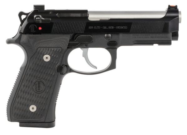 Beretta 92 Elite LTT Centurion 9mm 4.25" Barrel 18-Rounds Fiber Optic Front Sight