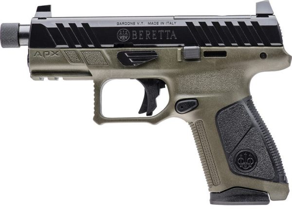 Beretta APX A1 Compact Tactical OD Green 9mm 3.7" Barrel 15-Rounds
