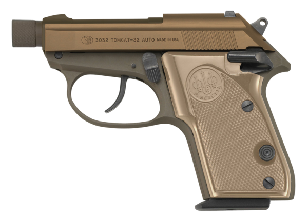 Beretta Tomcat Covert Flat Dark Earth .32 ACP 2.9" Barrel 7-Rounds Threaded
