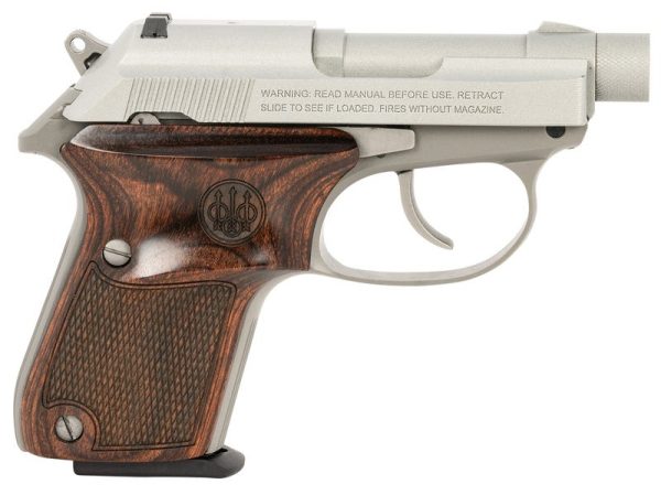 Beretta Tomcat Ghost Buster Silver / Wood .32 ACP 2.9" Barrel 7-Rounds