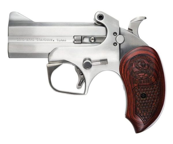 Bond Arms Snake Slayer Wood/Stainless .357 Mag / .38 SPL 3.5" Barrel 2-Rounds