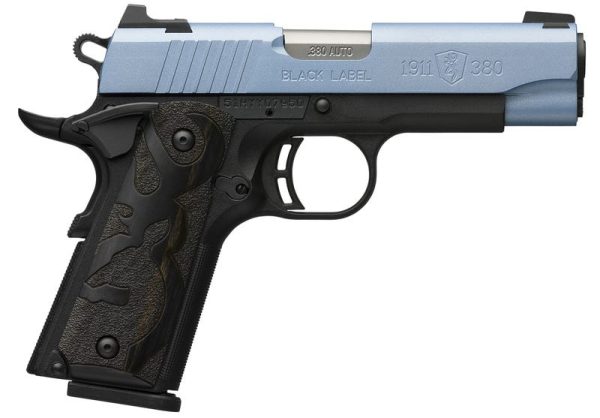 Browning 1911-380 Polar Blue .380 ACP 3.625" Barrel 8-Rounds