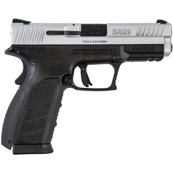 Buffalo Cartridge Company BRG9 Elite Stainless 9mm 4" Barrel 16-Rounds