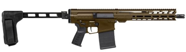 CMMG Dissent MK3 Pistol Midnight Bronze 8.6 Blackout 12.5" Barrel 20-Rounds