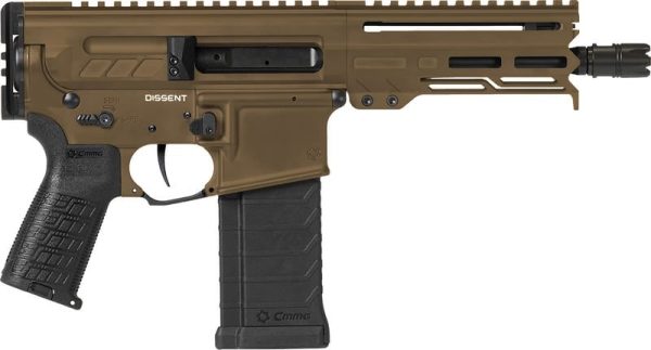 CMMG Dissent MK4 Midnight Bronze 5.7 X 28 6.5" Barrel 32-Rounds No Brace