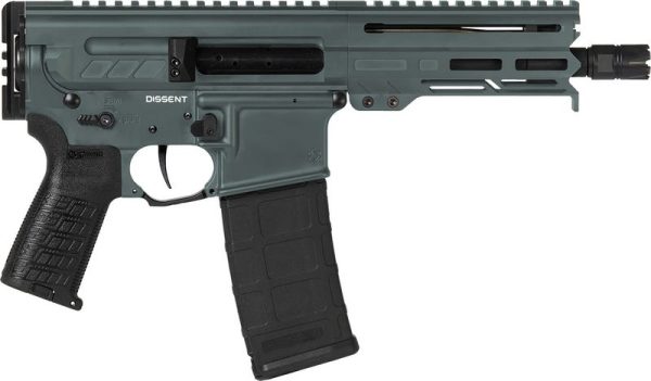 CMMG Dissent Mk4 Charcoal Green 5.56 6.5" Barrel 30-Rounds No Brace