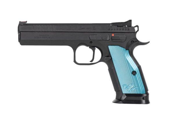 CZ 75 TS2 Black / Blue 9mm 5.2" Barrel 10-Rounds