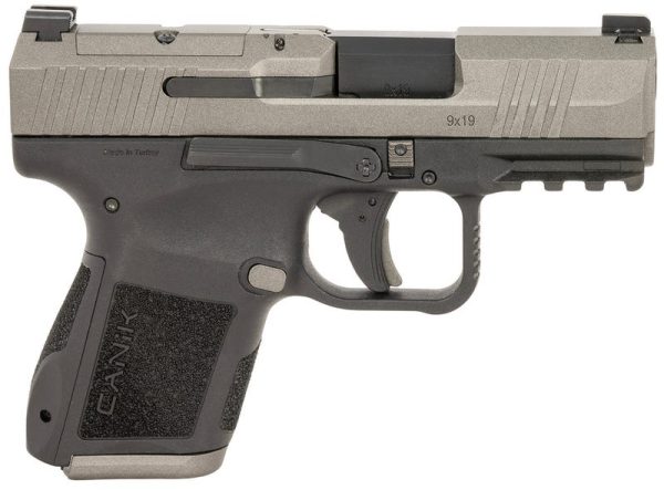 Canik MC9 Black / Tungsten 9mm 3.18" Barrel 12/15-Rounds