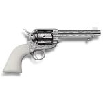 Cimarron Firearms Bat Masterson  Engraved Nickel .45 Colt 5.5" Barrel 6-Rounds