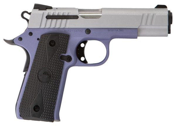Citadel Firearms 1911-A1 Baby Purple / Silver .380 ACP 3.75" Barrel 7-Rounds