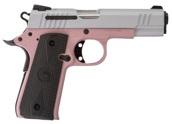 Citadel Firearms 1911-A1 Baby Pink / Stainless .380 ACP 3.75" Barrel 7-Rounds