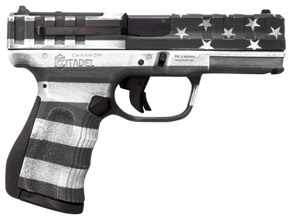 Citadel Firearms Centurion CP9 Compact B/W American Flag 9mm 4" Barrel 14-Rounds