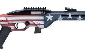 Citadel Firearms Trakr American Flag .22 LR 18" Barrel 10-Rounds Fiber Optic Sights