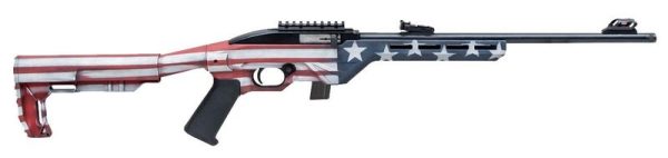 Citadel Firearms Trakr American Flag .22 LR 18" Barrel 10-Rounds Fiber Optic Sights